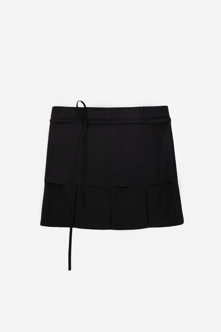 Mid-rise mini skirt with cut-outs 4