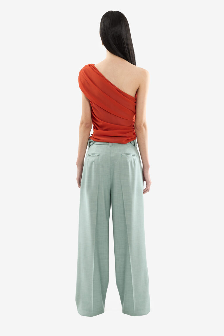 Draped one-shoulder top 3